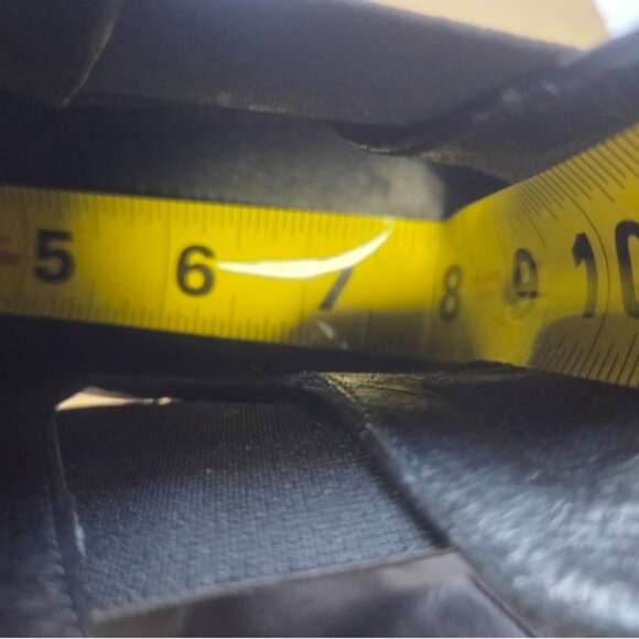 Sleek Black All Saints Heeled Boots with Chunky Heel - Picture 9 of 15